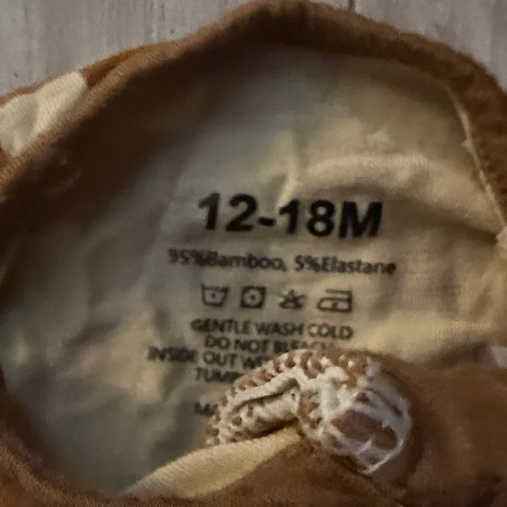 No-brand Brown and Cream Sleepsuits-babygrows